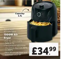 Lidl SILVERCREST KITCHEN TOOLS 1500W Air Fryer offer
