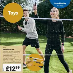 Lidl CRIVIT Badminton Set offer