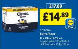 Lidl Corona Extra Beer offer