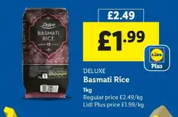 Lidl DELUXE Basmati Rice offer