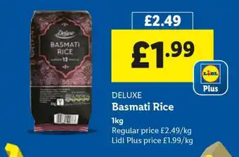Lidl DELUXE Basmati Rice offer