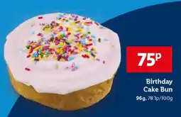 Lidl Birthday Cake Bun offer