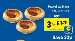 Lidl Pastel de Nata offer