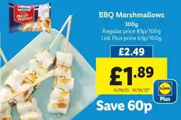 Lidl BBQ Marshmallows offer