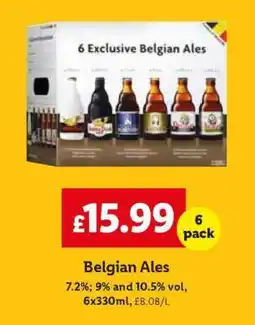 Lidl Belgian Ales offer