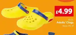 Lidl Adults’ Clogs offer
