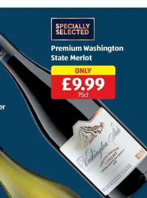 Aldi Premium Washington State Merlot offer