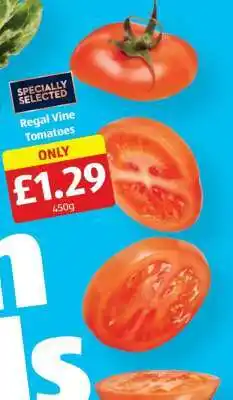 Aldi Regal Vine Tomatoes offer