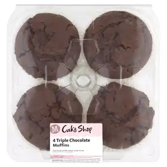 Morrisons Market Street Triple Chocolate Muffins offer