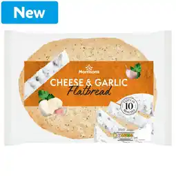 Morrisons Morrisons Cheese & Garlic Flatbread offer