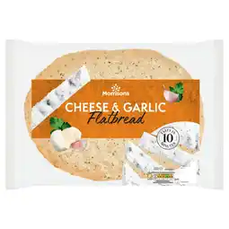 Morrisons Morrisons Cheese & Garlic Flatbread offer