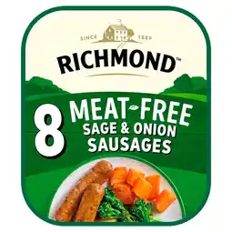 Morrisons Richmond Sage & Onion Meat Free Sausages offer