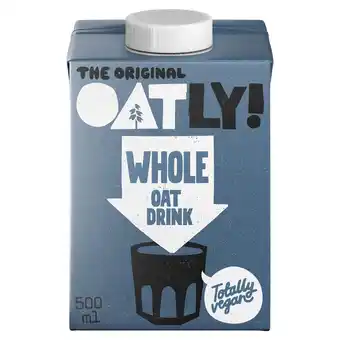 Tesco Oatly Whole Oat Drink 500ml offer