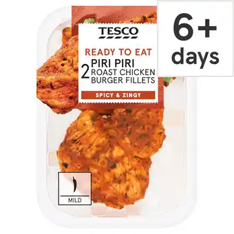 Tesco Tesco 2 Peri Peri Roast Chicken Burger Fillets 150g offer
