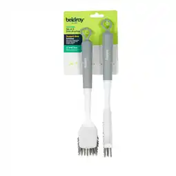Tesco Beldray Antibac Dish Brushes Set of 2 offer