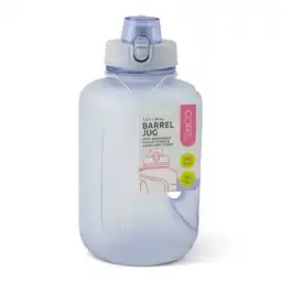 Tesco Core Kitchen Blue Plastic Barrel Water Bottle 1.5L offer