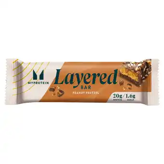 Tesco Myprotein Layered Bar - Peanut Pretzel 60g offer