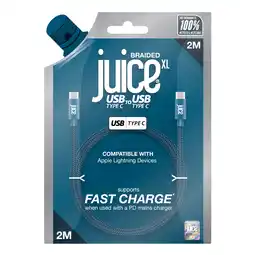 Tesco Juice USB-C to USB-C 2M Navy offer