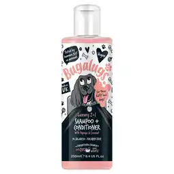 Tesco Bugalugs Luxury 2 in 1 Dog Shampoo & Conditioner - Papaya & Coconut 250ml offer