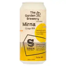Asda The Garden Brewery Collab Brew Mirna Crisp IPA 440ml offer