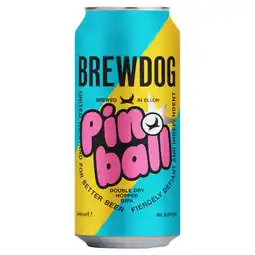 Asda BrewDog Pin Ball Double Dry Hopped Dipa 440ml offer