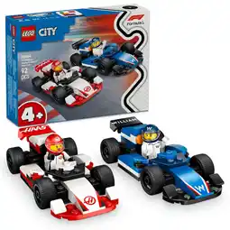 Asda LEGO City F1 Williams Racing & Haas F1 Race Cars Set 60464 offer