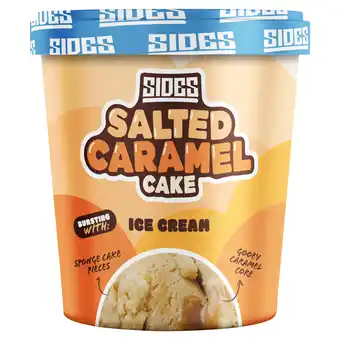 Iceland Sides Salted Caramel Cake Ice Cream 500ml offer