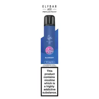 Iceland Elfbar 600 Blueberry Prefilled Pod Kit 20mg offer