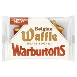 Iceland Warburtons Pearl Sugar Belgian Waffle 70g offer