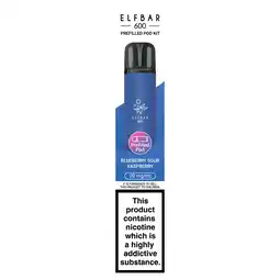 Iceland Elfbar 600 Blueberry Sour Raspberry Prefilled Pod Kit 20mg offer