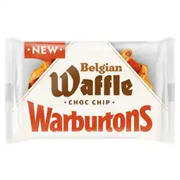 Iceland Warburtons Choc Chip Belgian Waffle 70g offer