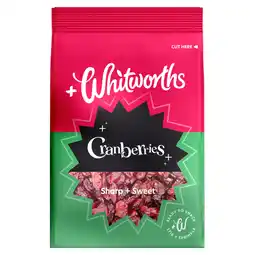 Iceland Whitworths Cranberries 120g offer