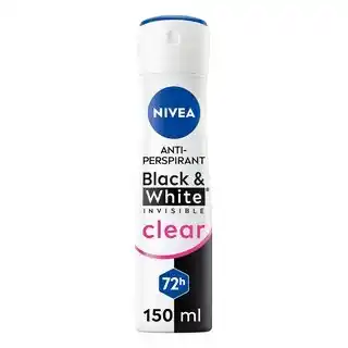 Tesco NIVEA Black & White Original Anti-Perspirant Deodorant Spray 150ml offer