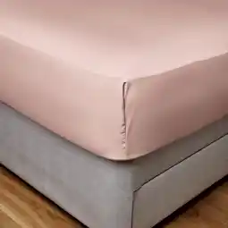 Tesco Silentnight Supersoft Pink Fitted Sheet Double offer