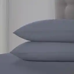 Tesco Silentnight Supersoft Blue Pillowcase Pair offer