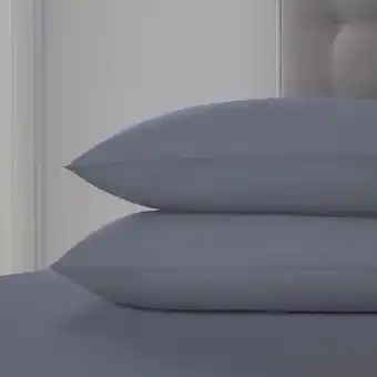 Tesco Silentnight Supersoft Blue Pillowcase Pair offer