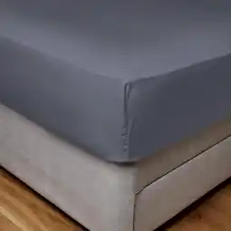 Tesco Silentnight Supersoft Blue Fitted Sheet Double offer