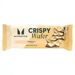 Tesco Myprotein Protein Crispy Wafer Vanilla 40.4g offer