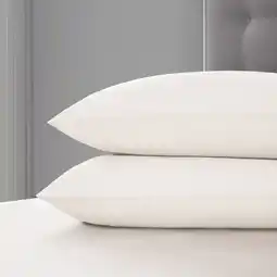 Tesco Silentnight Supersoft White Pillowcase Pair offer