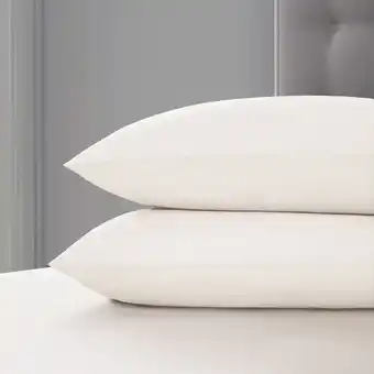 Tesco Silentnight Supersoft White Pillowcase Pair offer