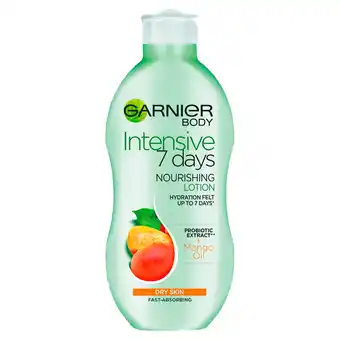 Tesco Garnier Body Intensive 7D Mango 400Ml offer