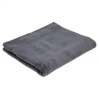 Tesco F&F Home Dark Grey Supersoft Cotton Bath Towel offer