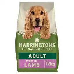 Tesco Harringtons Adult Dry Dog Food - Lamb 12kg offer