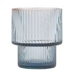 Asda George Home Blue Stacking Rib Mixer Glass offer