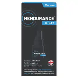 Tesco Mendurance D-Lay Spray 25ml offer