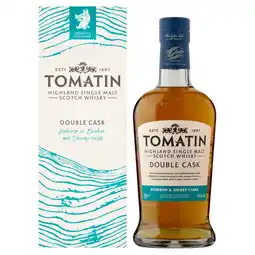 Tesco Tomatin Double Cask Highland Single Malt Scotch Whisky 70cl offer