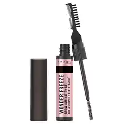 Tesco Rimmel Wonder'Freeze Brow Lamination Gel - Deep Brown 6g offer
