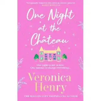 Asda Paperback One Night at the Château by Veronica Henry offer