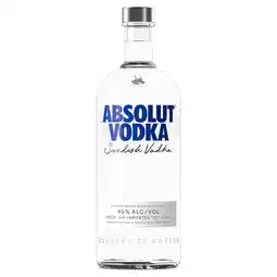 Morrisons Absolut Blue Original Swedish Vodka 1L offer