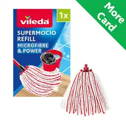Morrisons Vileda Supermocio Microfibre & Power Xl Refill offer